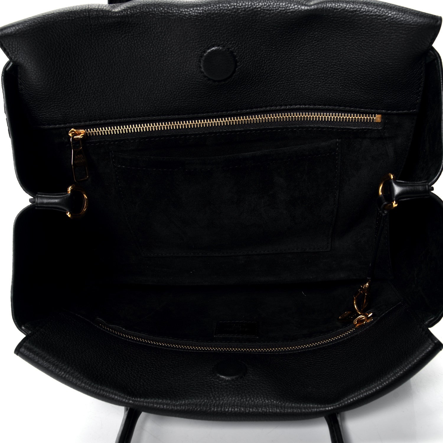 Louis Vuitton Veau Cachemire Tote W PM Black 4 of 4