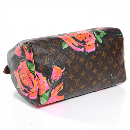 Louis Vuitton Monogram Roses Speedy 30 4 of 8