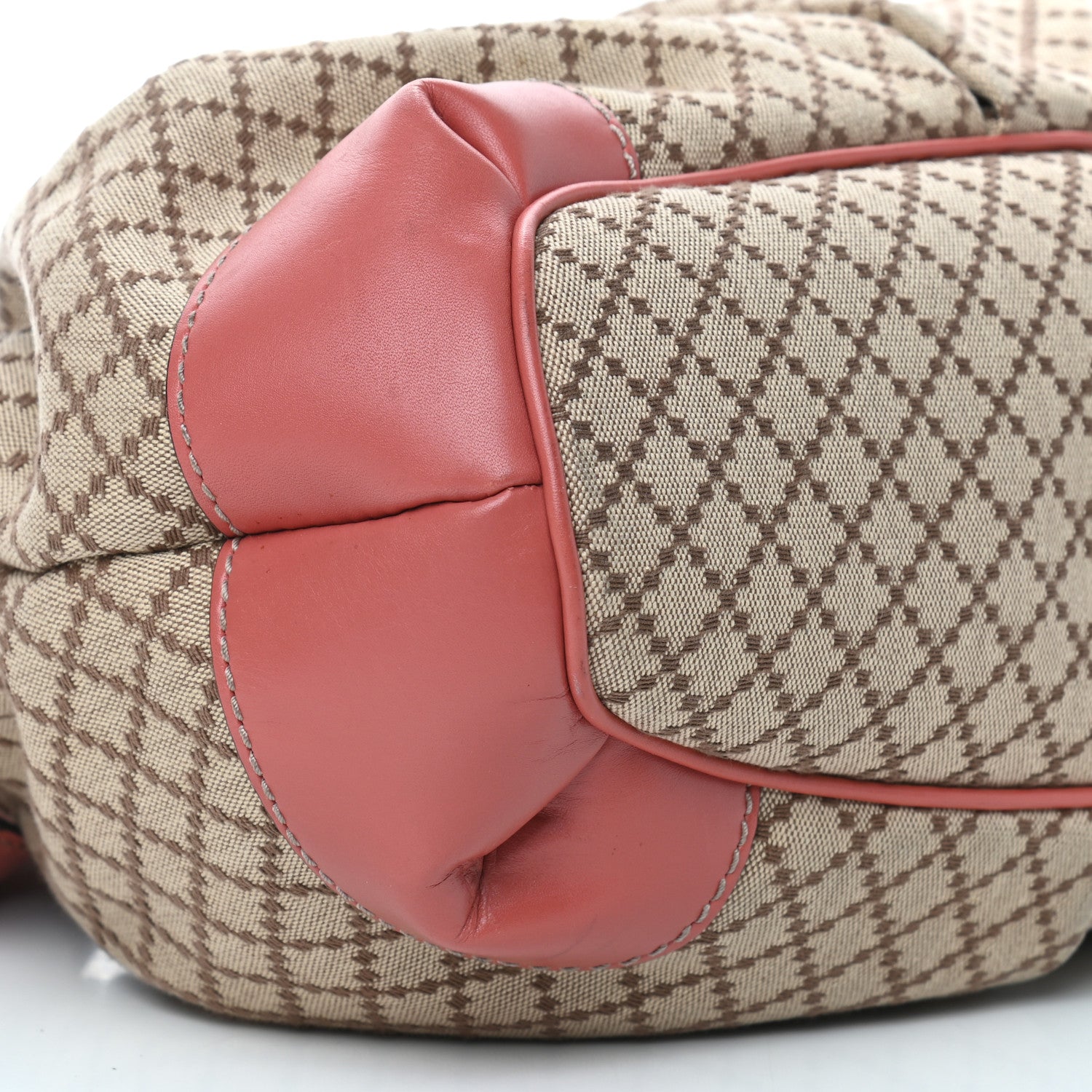 Gucci Diamante Medium Sukey Top Handle Bag Beige Coral 9 of 10