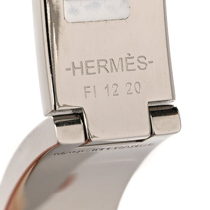 Hermes Enamel Narrow Clic Clac H Bracelet PM Bleu Polaire 4 of 5