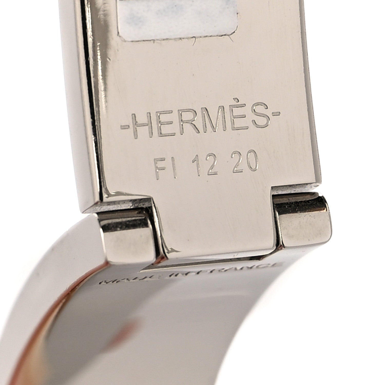 Hermes Enamel Narrow Clic Clac H Bracelet PM Bleu Polaire 4 of 5