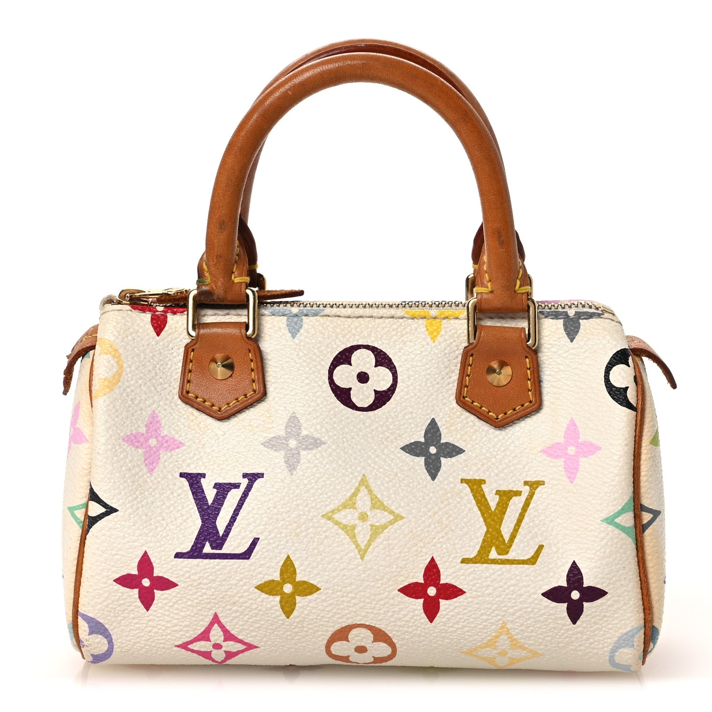 Monogram Multicolor Mini Sac HL Speedy White