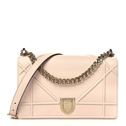 Christian Dior Grained Calfskin Medium Diorama Flap Bag Rose Poudre 1 of 10