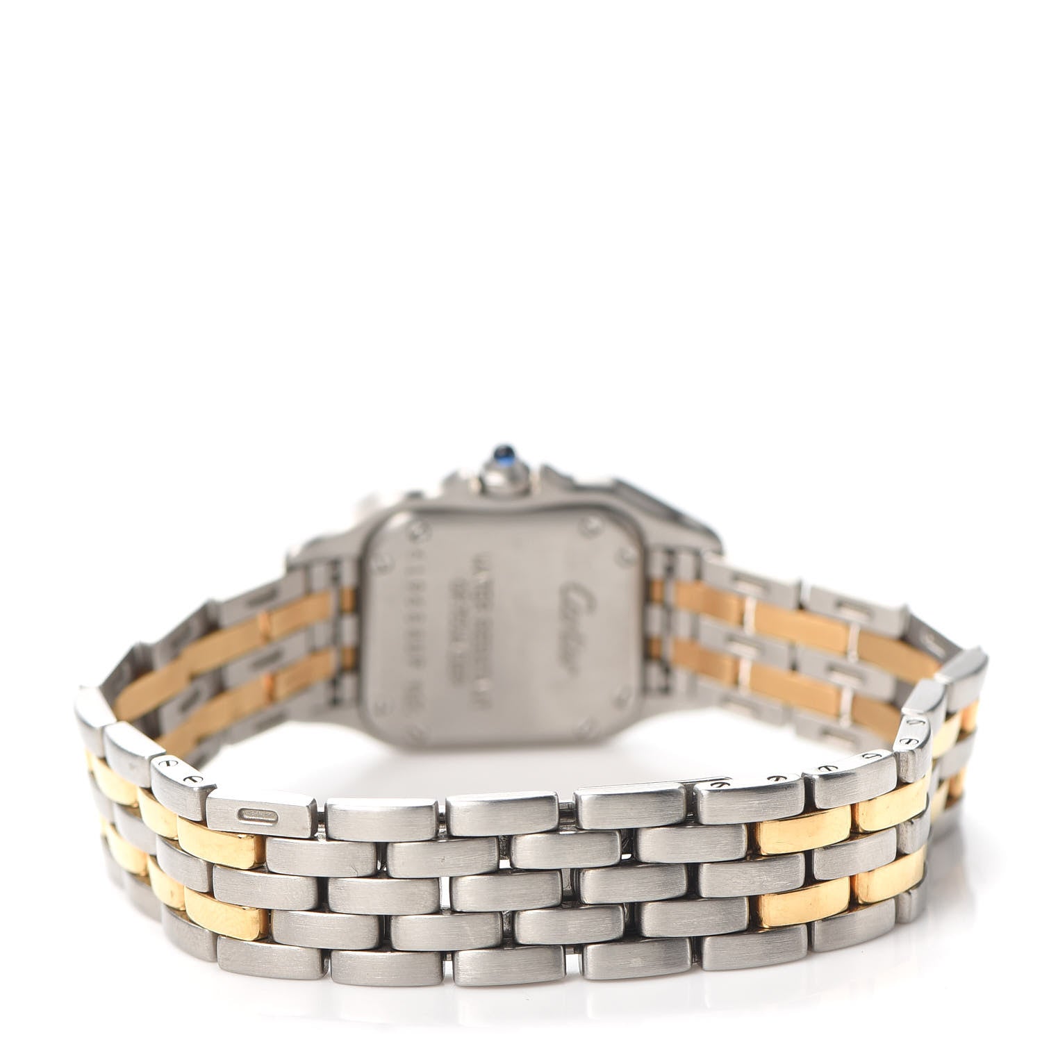 Cartier Stainless Steel 18K Yellow Gold 22mm Panthere Quartz Watch 3 of 5