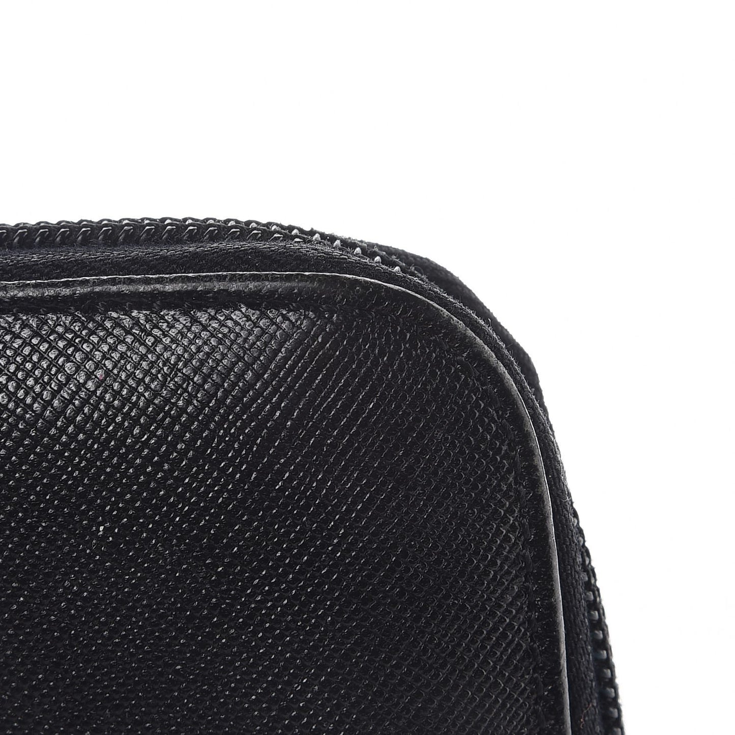 Saffiano Zip Around Wallet Black