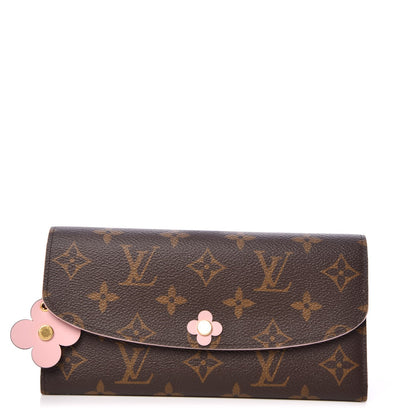 Louis Vuitton Monogram Bloom Flower Emilie Wallet 1 of 7