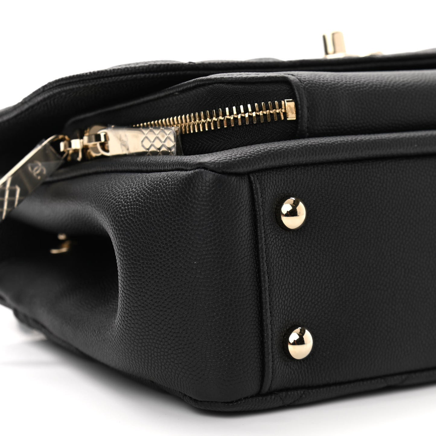 Caviar Quilted Medium Business Affinity Flap Black