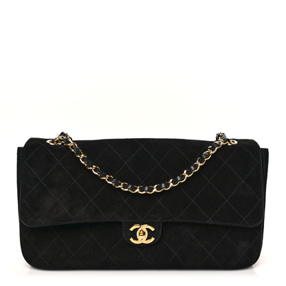 Chanel Suede Calfskin Small Souplissimo Maxi Flap Black 1 of 10