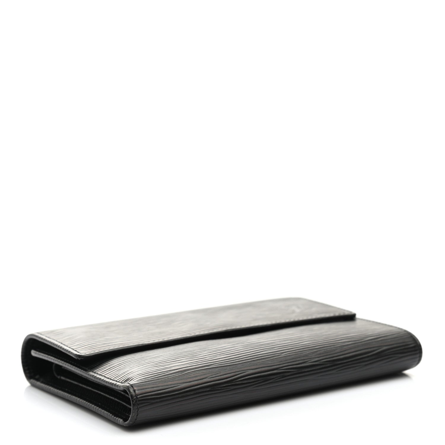 Louis Vuitton Epi Porte Tresor Etui Papiers Wallet Black 4 of 10
