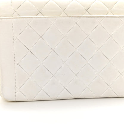 Chanel Lambskin Quilted Medium Single Flap White 15 of 15