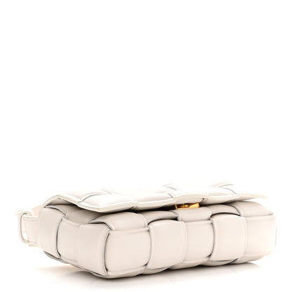 Bottega Veneta Nappa Maxi Intreccio Small Padded Cassette Crossbody Bag White 4 of 10