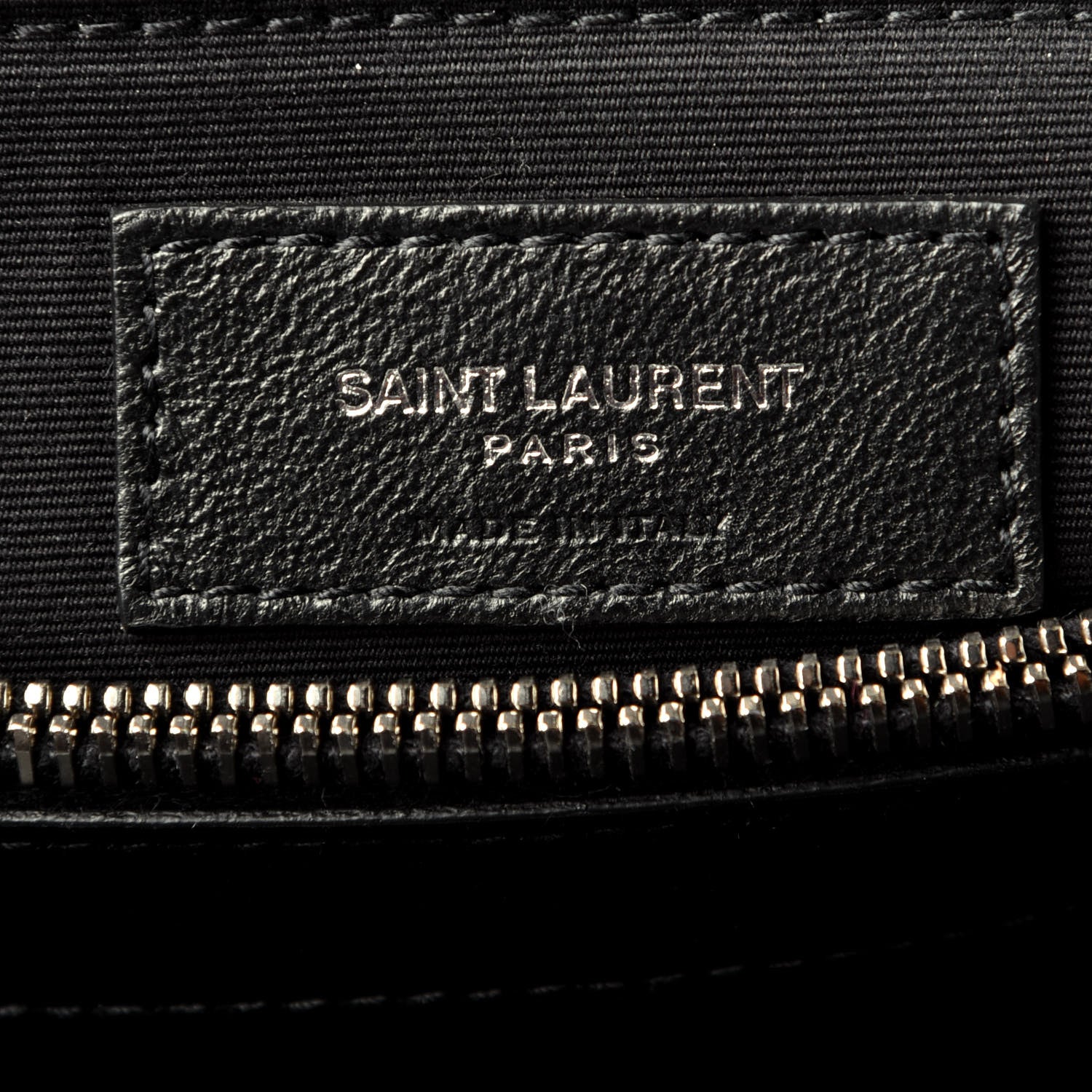 Saint Laurent Calfskin Y Quilted Monogram Medium Loulou Chain Satchel Black 6 of 9