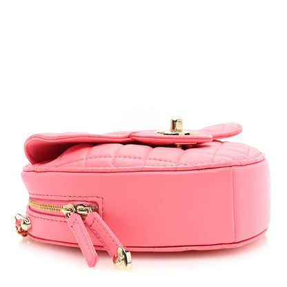 Chanel Lambskin Quilted CC In Love Heart Bag Pink 4 of 10
