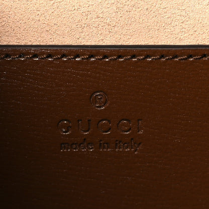 Gucci GG Supreme Monogram Azalea Calfskin Web Jackie 1961 Belt Bag 100 40 Beige Ebony Brown Sugar 6 of 9