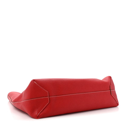 Hermes Taurillon Clemence Double Sens Reversible Tote 36 Rose Jaipur Bougainvillea 7 of 18