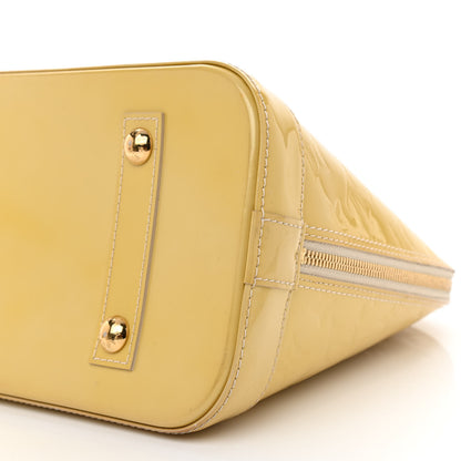 Louis Vuitton Vernis Alma PM Citrine 8 of 9