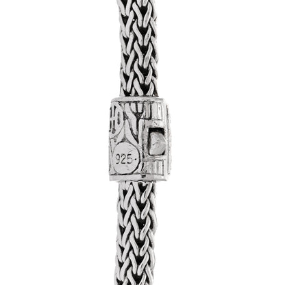 John Hardy Sterling Silver Diamond Classic Chain Enhancer Pendant Necklace 5 of 5