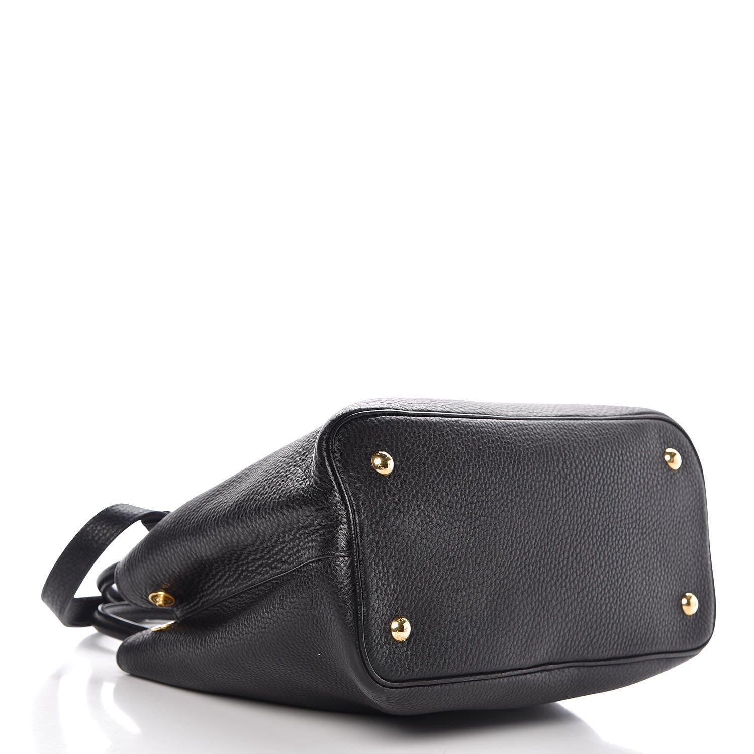 Prada Vitello Phenix Top Handle Bag Black 5 of 8