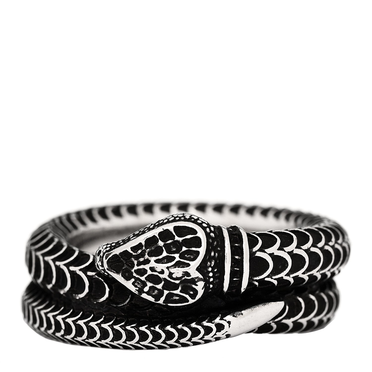 Gucci Sterling Silver Gucci Garden Snake Ring 57 8 1 of 6
