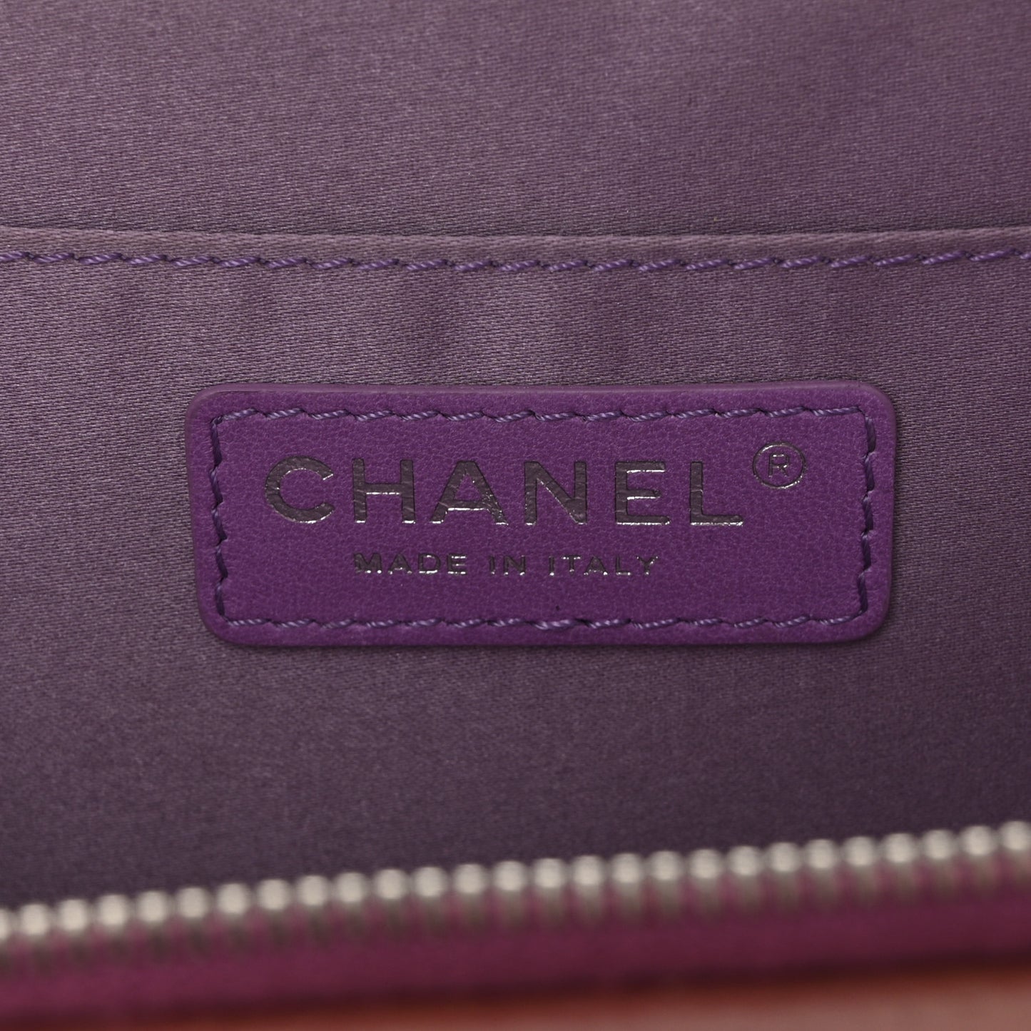 Patent Quilted Small Pocket Box Camera Case Purple