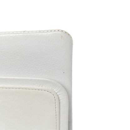 Chanel Caviar Quilted Medium Double Flap White 13 of 19