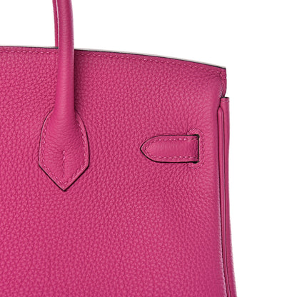 Hermes Togo Birkin 25 Rose Pourpre 32 of 46