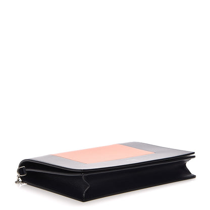 Celine Smooth Lambskin Frame Evening Chain Clutch Terracotta 4 of 8