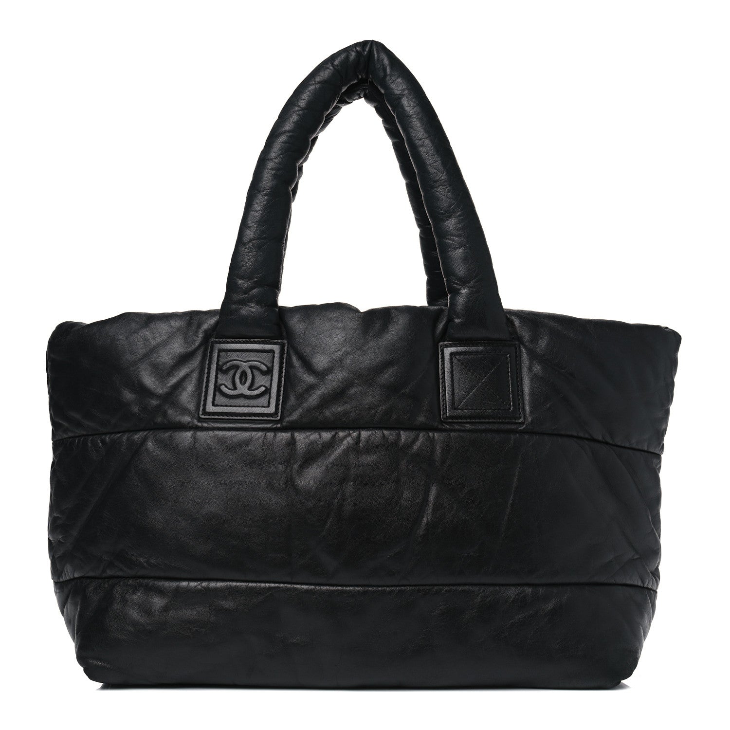 Chanel Lambskin Quilted Medium Coco Cocoon Reversible Tote Black 1 of 9