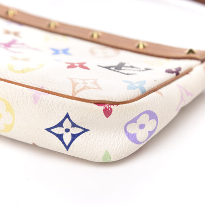 Louis Vuitton Monogram Multicolor Pochette Accessories White 11 of 14