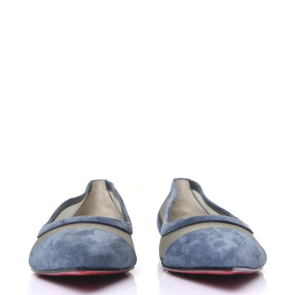 Christian Louboutin Veau Velours Rete Galativi Flats 36.5 Version Tempete 3 of 11