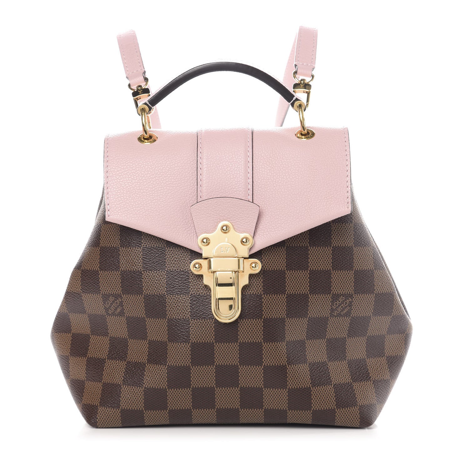Damier Ebene Clapton Backpack Magnolia