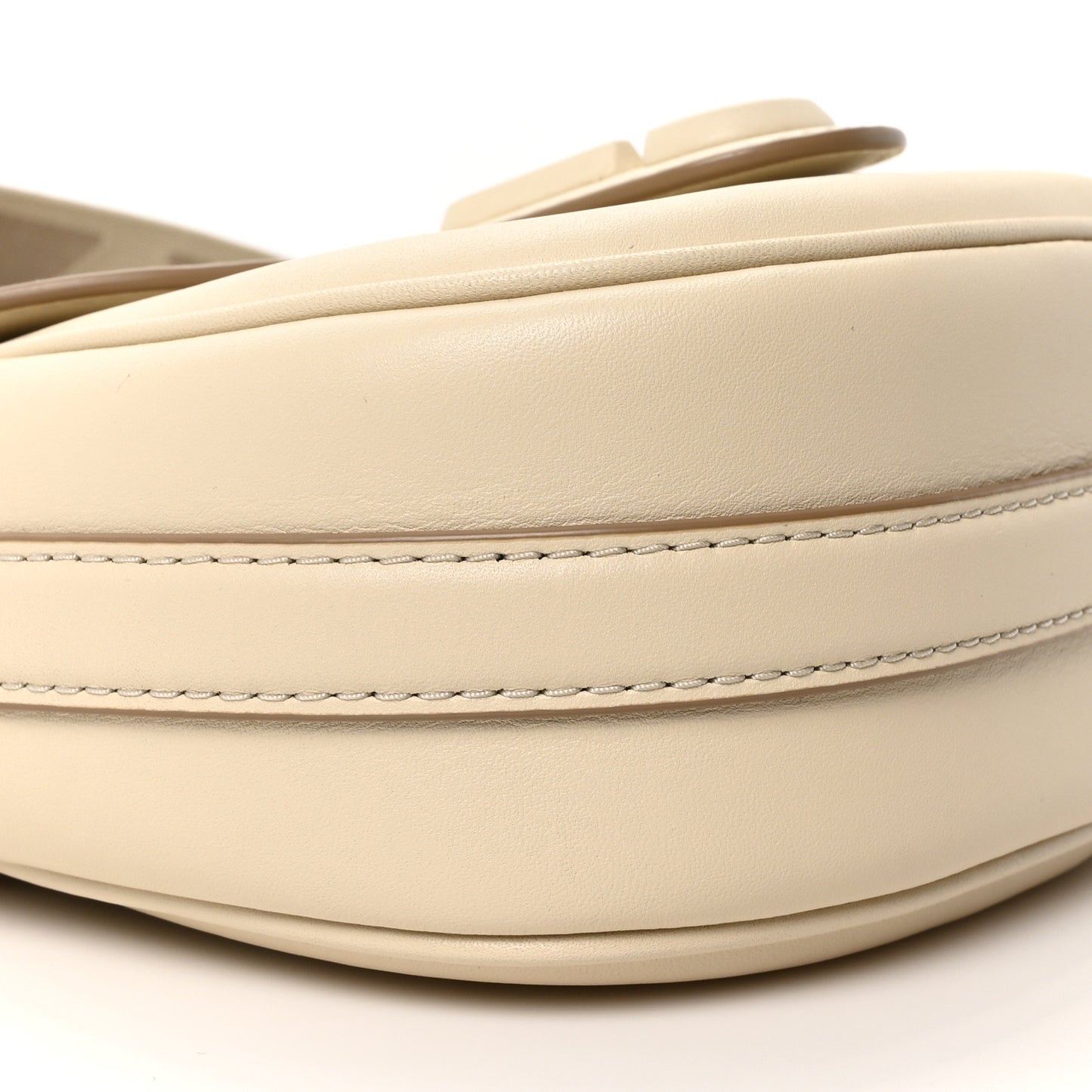 Calfskin Small The J Marc Saddle Cloud White