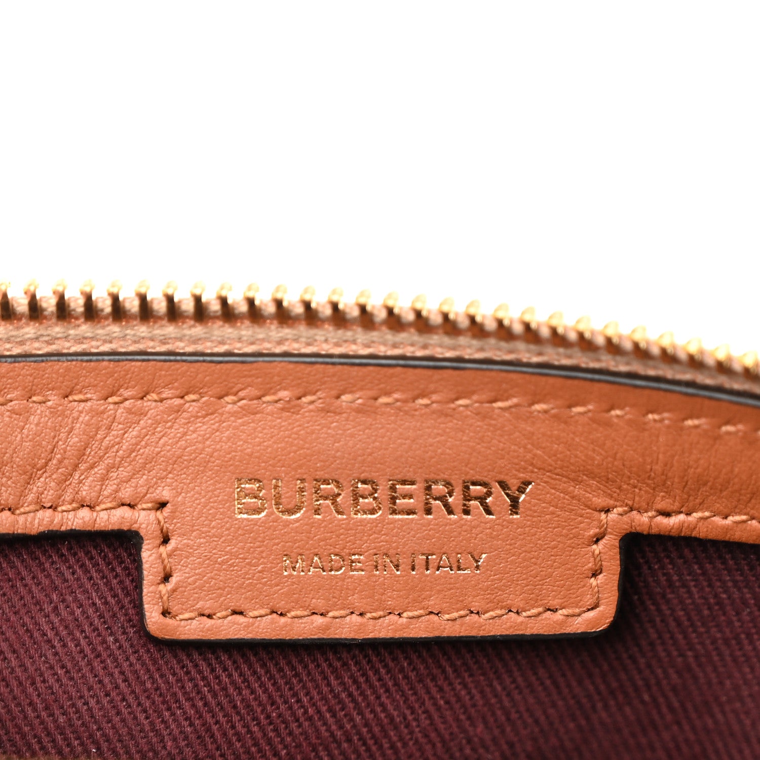 Burberry Horseferry Check Medium Bowling Bag Tan 6 of 10