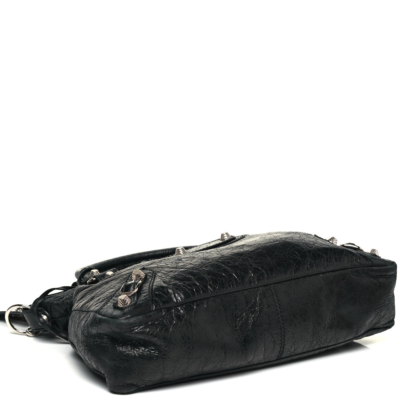 Agneau Giant 12 Silver Hardware Town Black