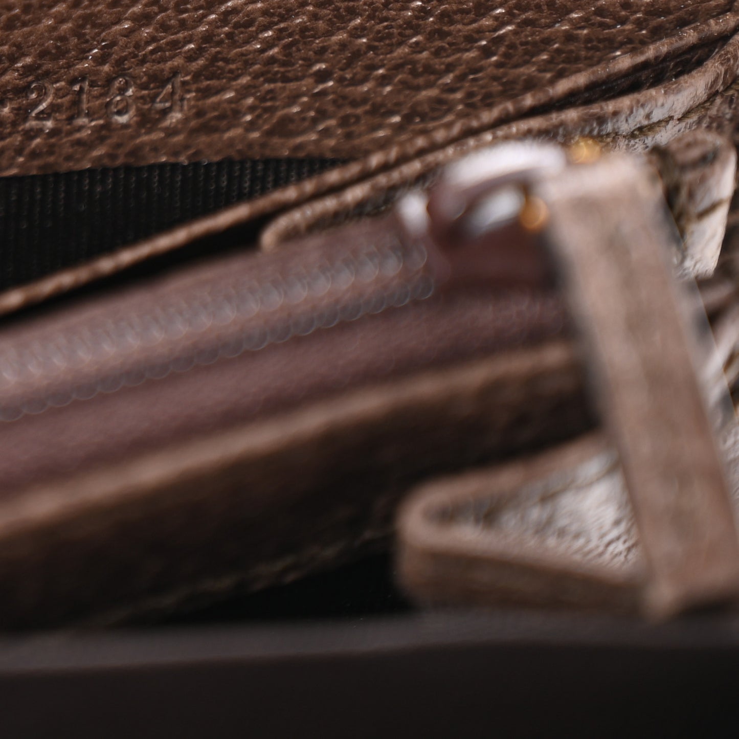 GG Supreme Monogram Web Ophidia Zip Around Wallet Brown