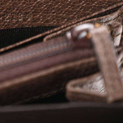 Gucci GG Supreme Monogram Web Ophidia Zip Around Wallet Brown 7 of 8
