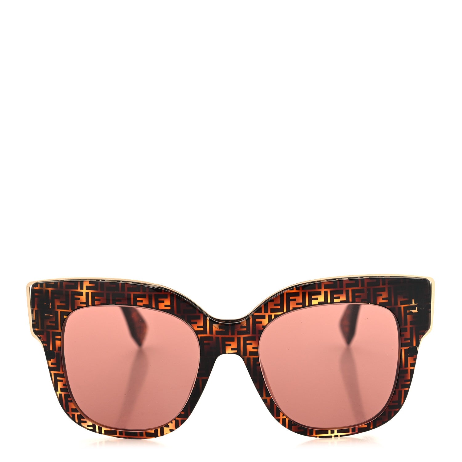 Fendi Acetate F is Fendi FF Cat Eye Sunglasses FF 0359/GS Havana 2 of 7