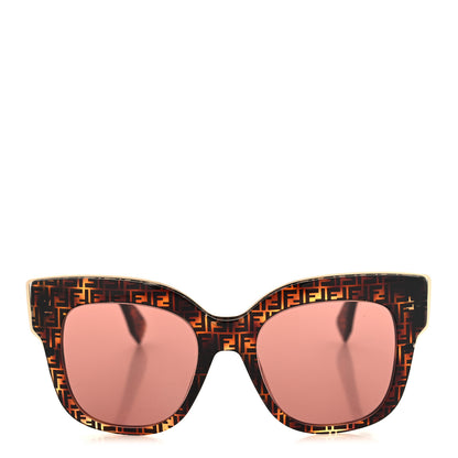 Fendi Acetate F is Fendi FF Cat Eye Sunglasses FF 0359/GS Havana 2 of 7