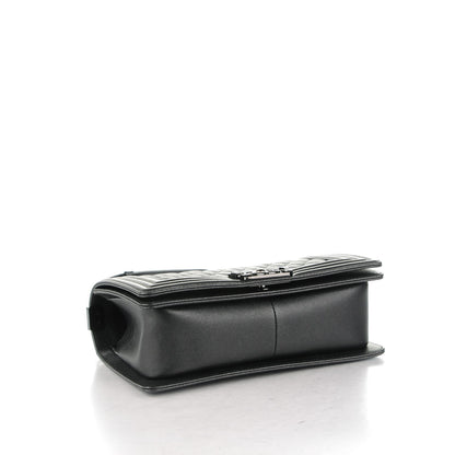 Chanel Caviar Quilted Medium Boy Flap So Black 4 of 8