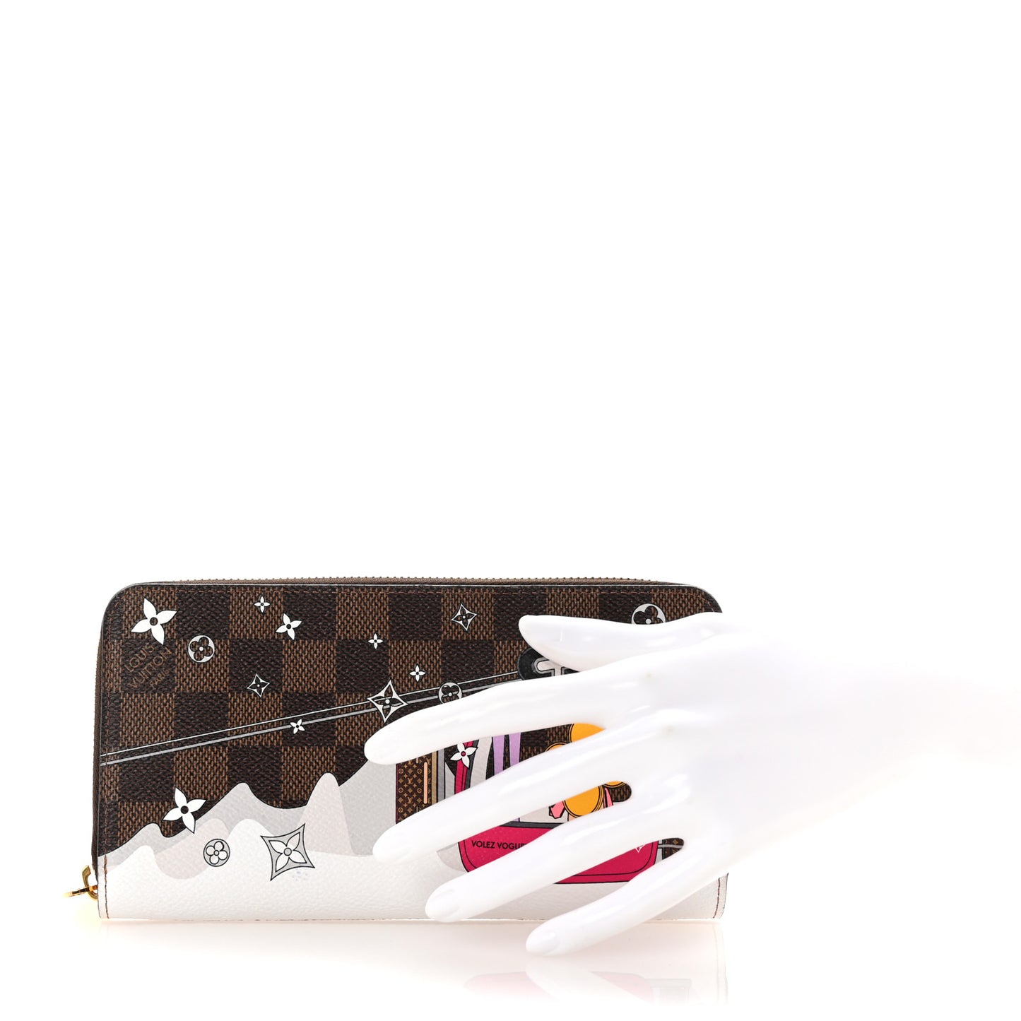 Damier Ebene 2019 Christmas Animation Zippy Wallet