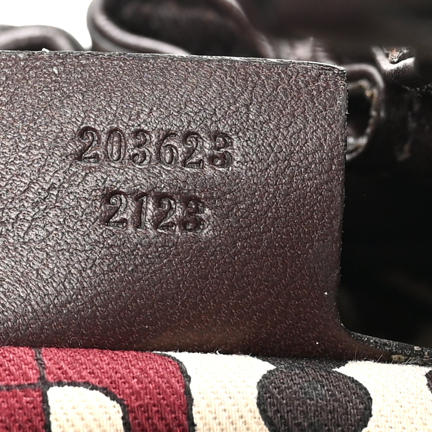 Guccissima Studded Pelham Shoulder Bag Dark Brown