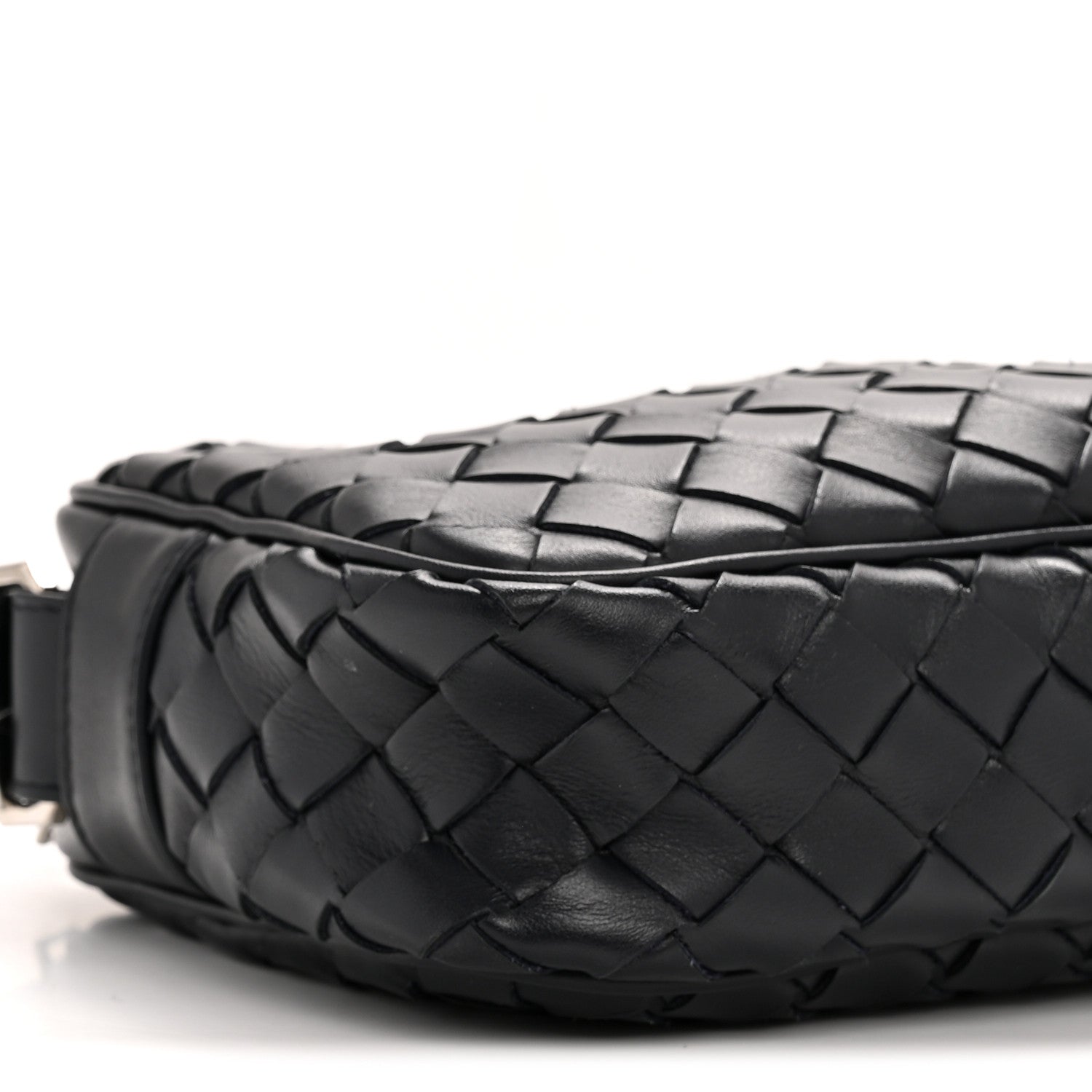 Bottega Veneta Calfskin Intrecciato Small Camera Bag Navy 9 of 12