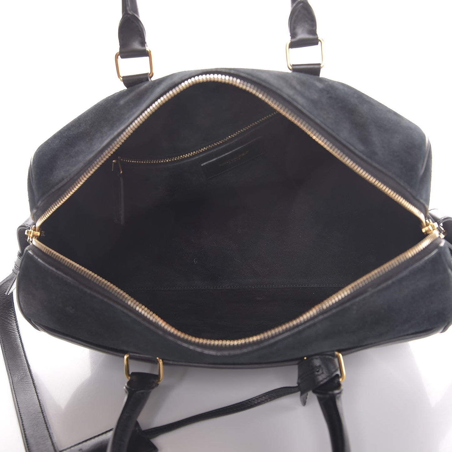 Calfskin Suede Classic Duffle 6 Black