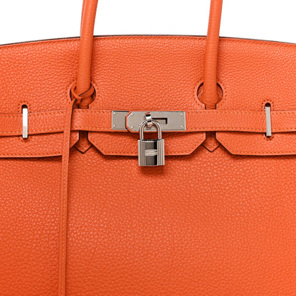 Hermes Togo Birkin 35 Orange 8 of 10
