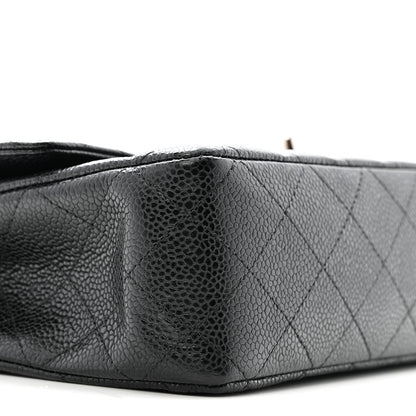 Chanel Caviar Quilted Medium Double Flap Black 9 of 13