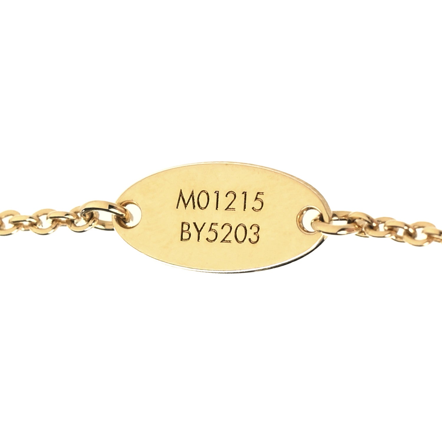 Louis Vuitton Enamel LV Iconic Necklace Gold Pink 6 of 7