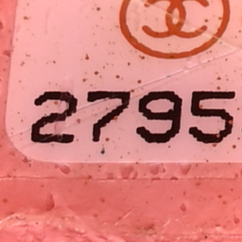 Caviar Quilted Small CC Filigree Vanity Case Rose Pink