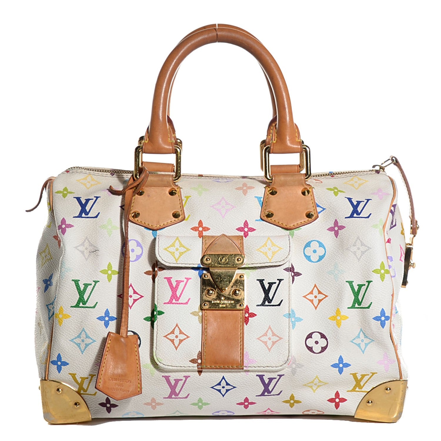 Louis Vuitton Monogram Multicolor Speedy 30 White 1 of 7