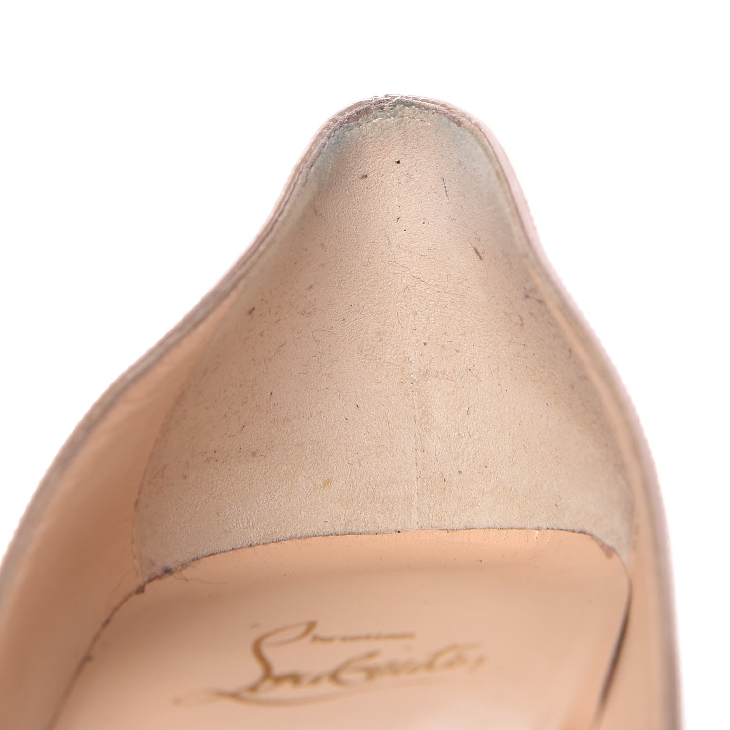 Christian Louboutin Patent Decollete 554 100 Pumps 40 Nude 14 of 17