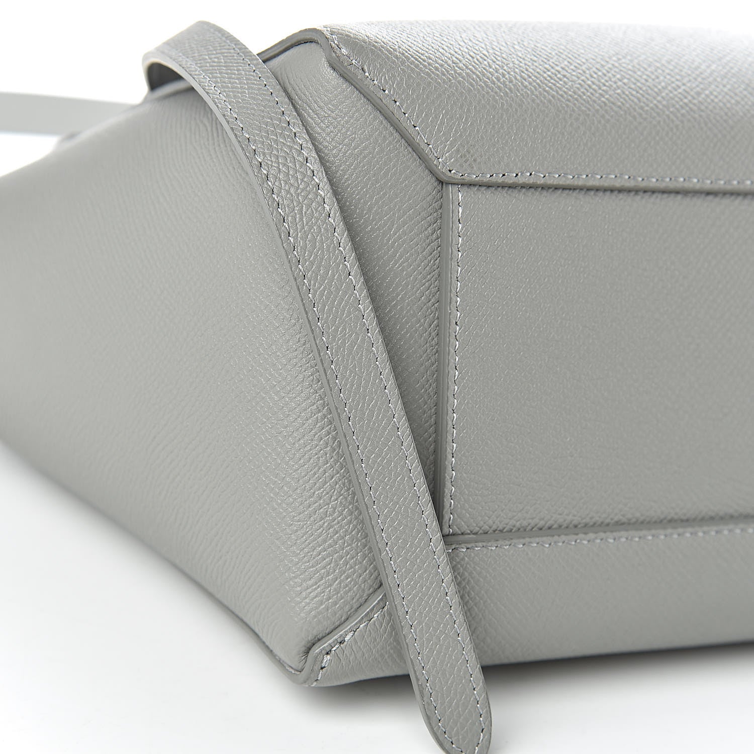 Celine Grained Calfskin Micro Belt Bag Cloud 9 of 10